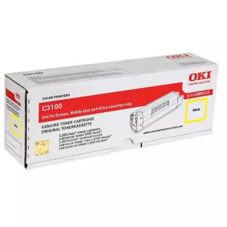 Oki C3100 (42804513) - Toner, yellow (galben)