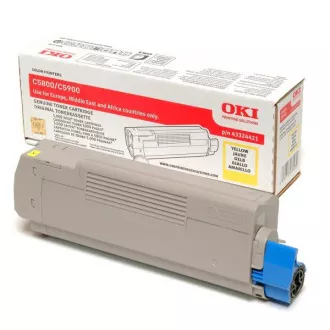 Oki 5550 (43324421) - Toner, yellow (galben)