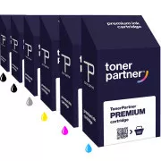 MultiPack TonerPartner Cartridge PREMIUM pentru HP 72 (C9370A, C9371A, C9372A, C9373A, C9374A, C9403A), black + color (negru + color)