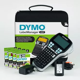 Imprimantă de etichete autoadezive Dymo, LabelManager 420P, cu carcasă