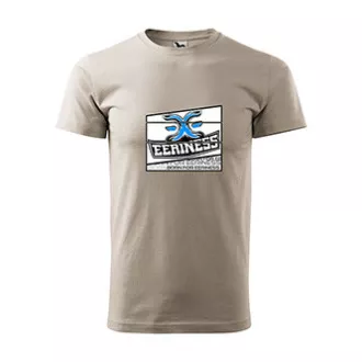Tricou ERINESS, barbatesc, bej, marimea XXL