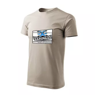 Tricou ERINESS, barbatesc, bej, marimea XXL