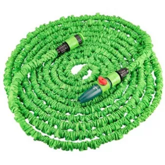 Set Verto furtun de grădină flexibil, pulverizator, 2 cuplaje rapide și racord la robinet, 7,5-22 m, 9,5 mm, 12 bar, verde, 15G890 Set Verto furtun de grădină flexibil, pulverizator, 2 cuplaje rapide și racord la robinet, 7,5-22 m, 9,5 mm, 12 bar, verde, 15G890