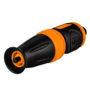 Pulverizator NEO TOOLS cu reglare a debitului de apa, portocaliu-negru, 15-700