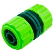 Cuplaj Verto pentru racord fix la furtun, material plastic, 3/4", verde, 15G743