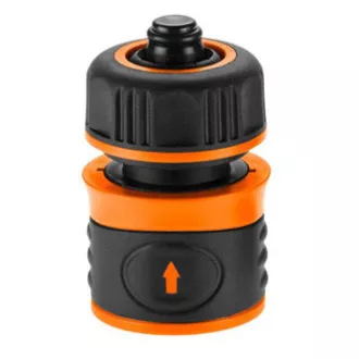 Cuplaj rapid NEO TOOLS cu funcție STOP, material plastic, 1/2", portocaliu-negru, 15-721