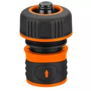 Cuplaj rapid NEO TOOLS cu funcție STOP, material plastic, 3/4", portocaliu-negru, 15-723