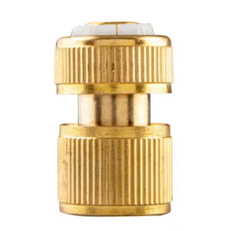 Cuplaj rapid NEO TOOLS cu funcție STOP, material alamă, 1/2", auriu, 15-731
