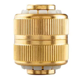 Cuplaj NEO TOOLS pentru conexiune fixă a furtunului, material alamă, 3/4", auriu, 15-737