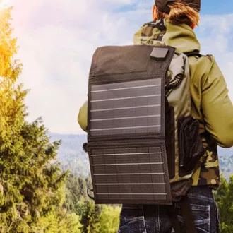 Panou solar portabil cu incarcator, Neo Tools, 15 W, 90-140