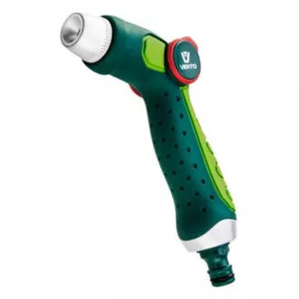 Pulverizator cu pistol Verto, control continuu al apei cu degetul mare, 1/2", verde, 15G709