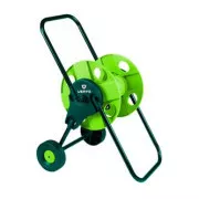 Cărucior pentru furtun de grădină Verto până la 45m 1/2" sau 15m 3/4", 1/2" și 3/4", verde, 15G791