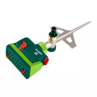Pulverizator oscilant Verto, 16 duze pentru suprafețe de până la 14x19m, 1/2" și 3/4", verde, 15G773