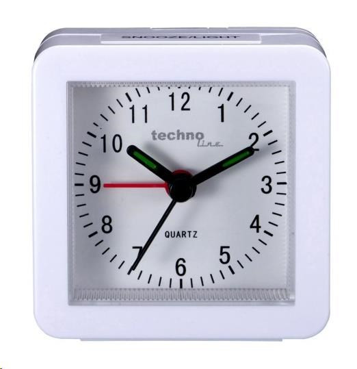 Ceas deșteptător TechnoLine Modell SC, alb