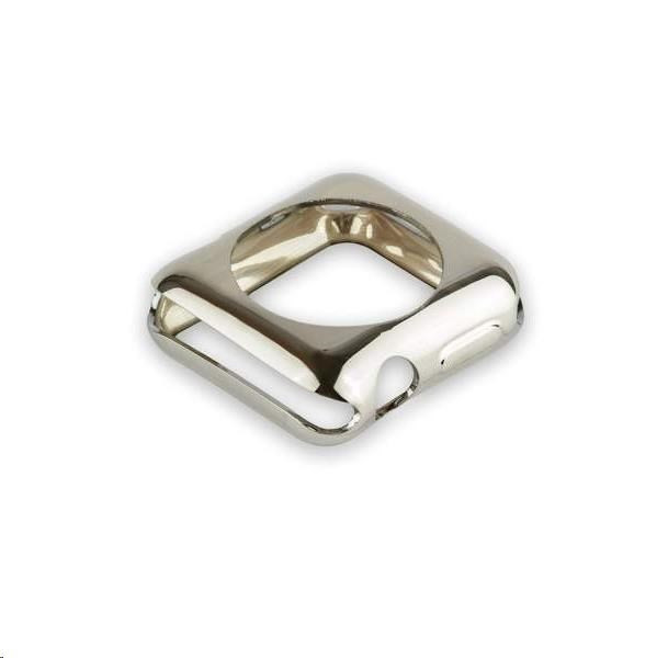 Carcasa termoplastica COTEetCI pentru Apple Watch 42 mm argintiu
