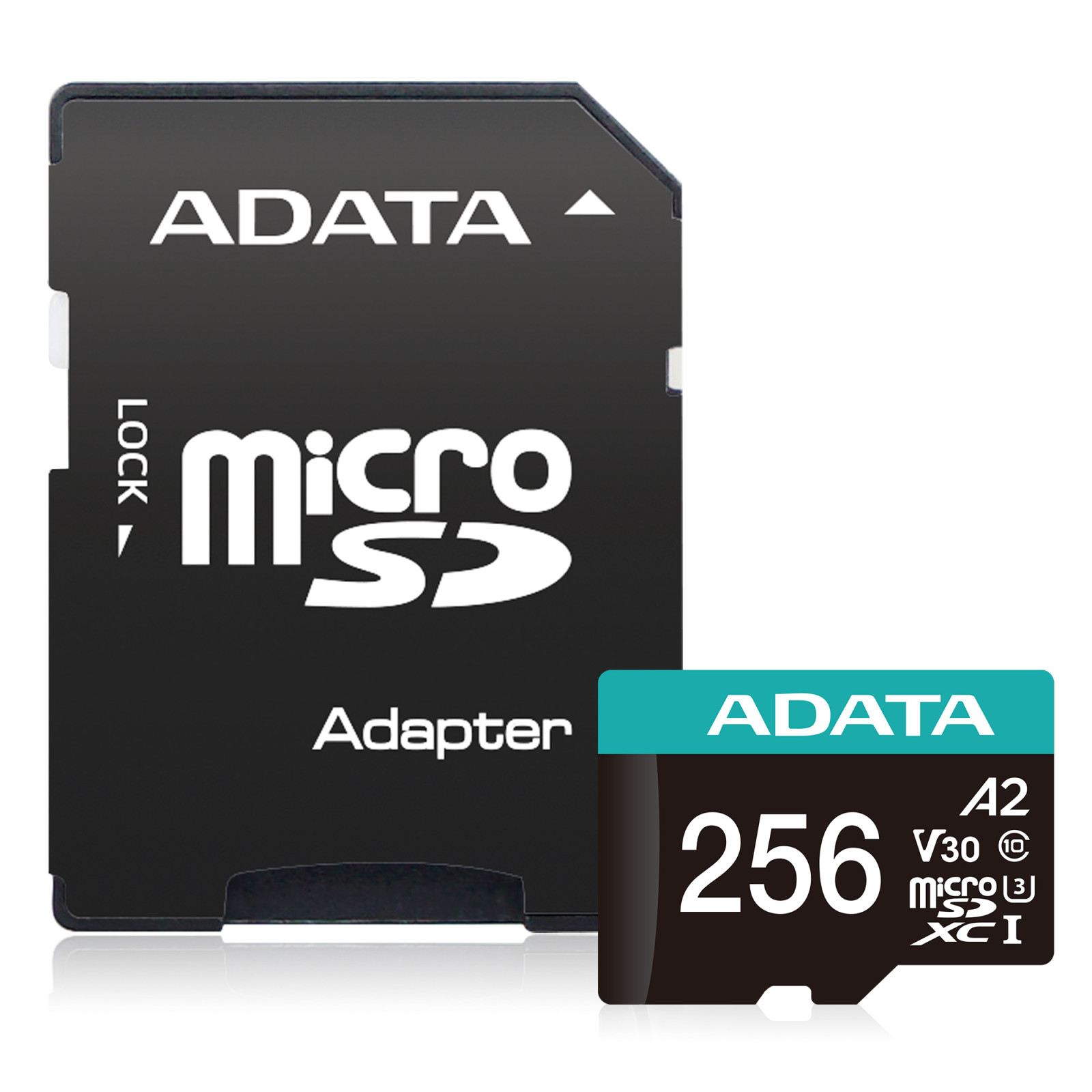 Adaptor ADATA V30S/micro SDXC/256GB/100MBps/UHS-I U3/Class 10/ Adaptor