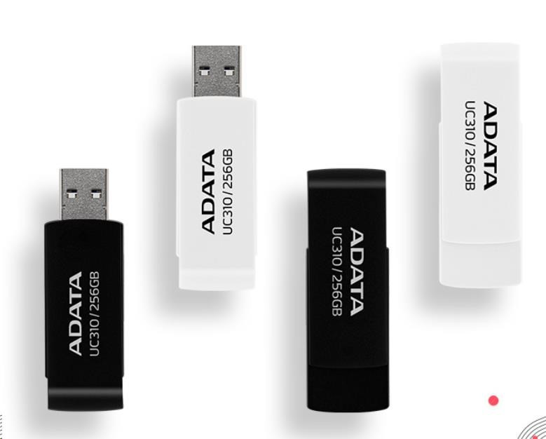 ADATA Flash Drive 128GB UC310, USB 3.2, negru