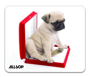 Allsop Mouse pad - Pug într-o cutie