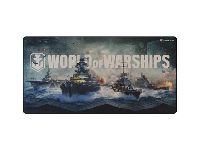 Mouse pad pentru jocuri Genesis CARBON 500 WORLD of WARSHIPS ARMADA, MAXI 90x45cm