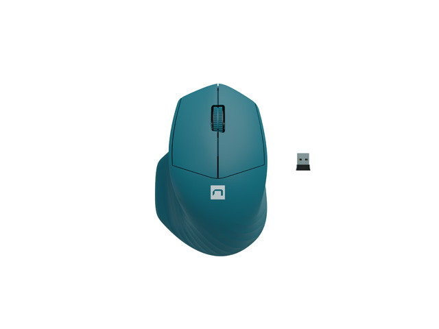 Mouse optic Natec SISKIN 2/1600 DPI/Office/Optical/Right-handed/Wireless USB Bluetooth/Blue
