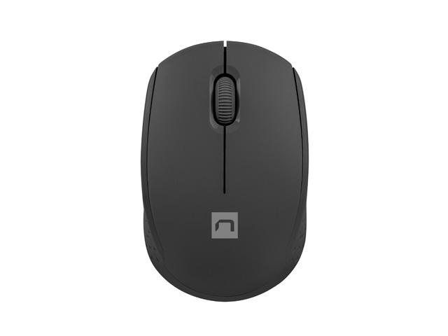 Mouse Natec STORK/Office/Optic/1600 DPI/USB fără fir/Negru