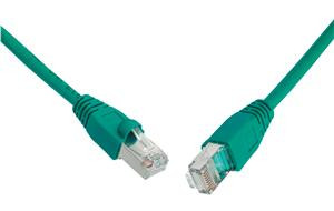 SOLARIX cablu patch CAT6 SFTP PVC 0,5m verde