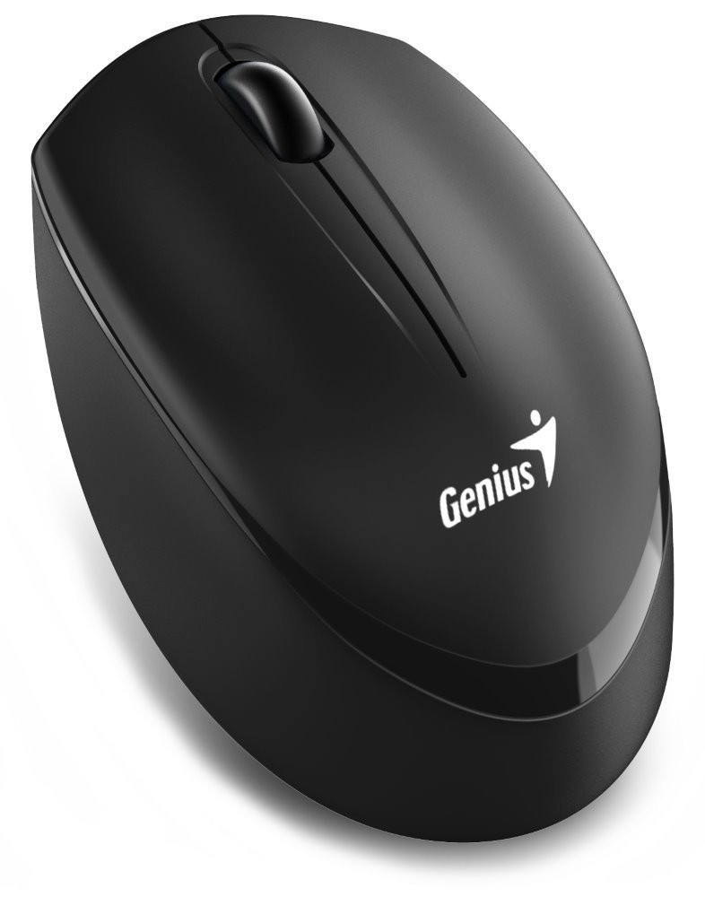 Mouse Genius NX-7009, wireless, optic, 1200DPI, 3 butoane, senzor Blue-Eye, USB, negru