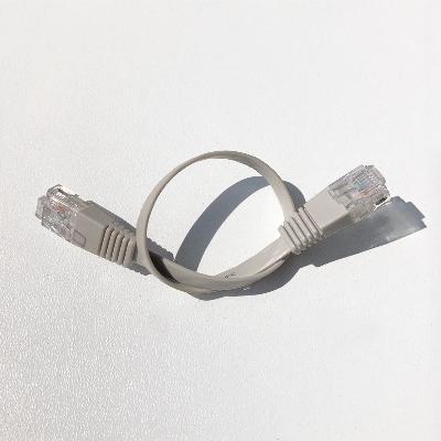 DATACOM Patch cord UTP CAT6 0,25m gri FLAT plat