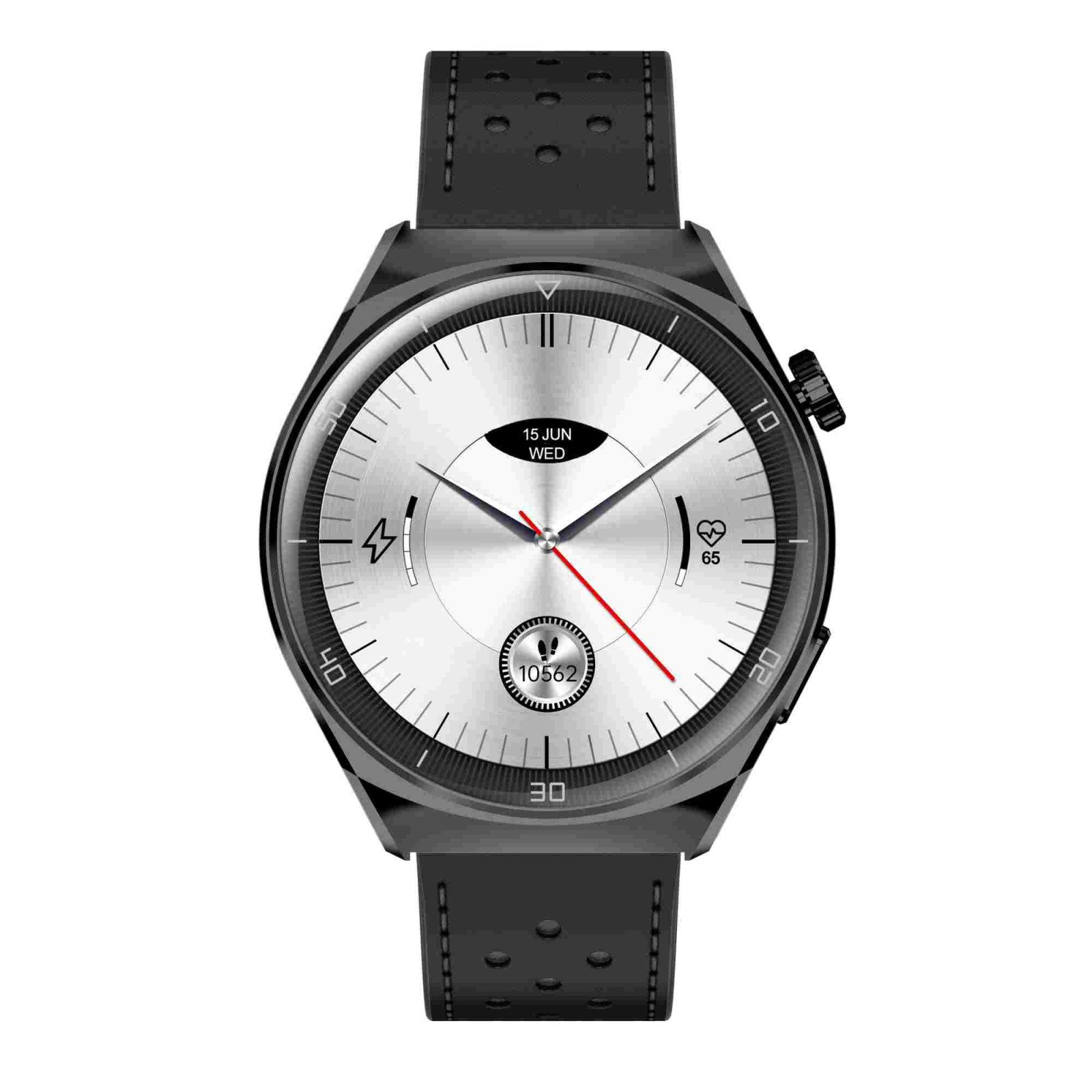 Garett Smartwatch V12 Piele neagră