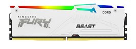 KINGSTON DDR5 DIMM 16GB 5600MT/s CL40 FURY Beast White RGB XMP