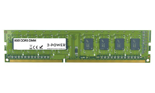 2-Power 8GB MultiSpeed 1066/1333/1600 MHz DDR3 Non-ECC DIMM 2Rx8 ( GARANȚIE PE VIAȚĂ )