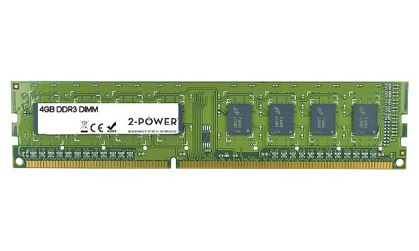 2-Power 4GB PC3-10600U 1333MHz DDR3 CL9 Non-ECC DIMM 2Rx8 ( GARANȚIE PE VIAȚĂ )