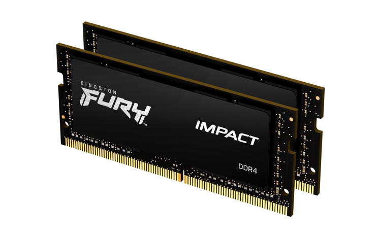 KINGSTON 16GB 3200MHz DDR4 CL20 SODIMM (Kit de 2) FURY Impact