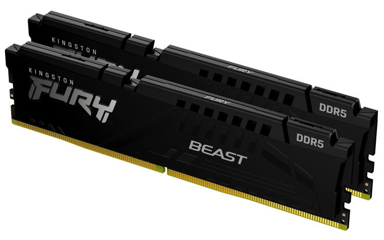KINGSTON 32GB 5600MT/s DDR5 CL40 DIMM (Kit de 2) FURY Beast Black XMP