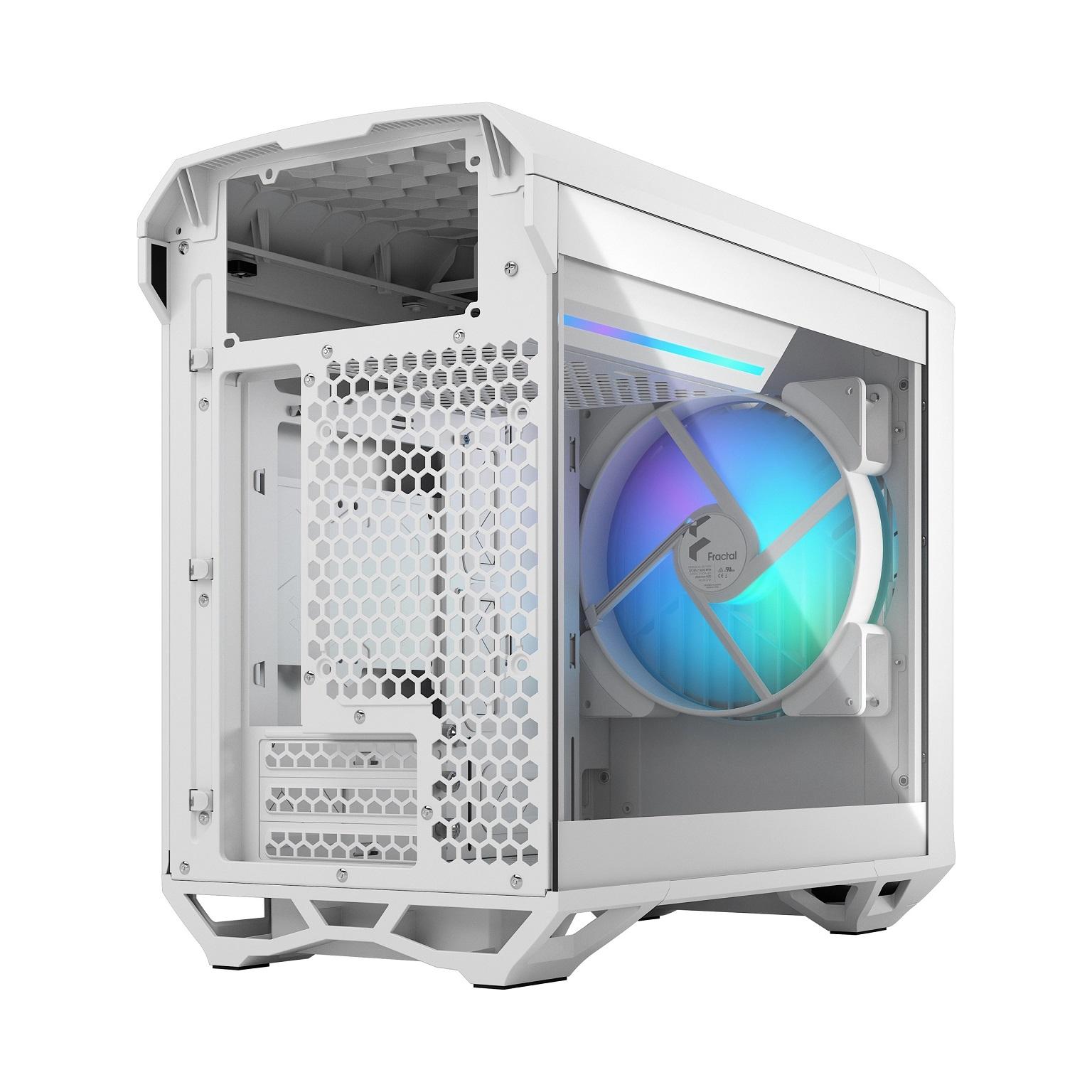 Fractal Design FD-C-TOR1N-03 Case ITX White RGB Nano Torrent Fractal ホワイト RGB Nano Torrent PCケース(自作PC用)