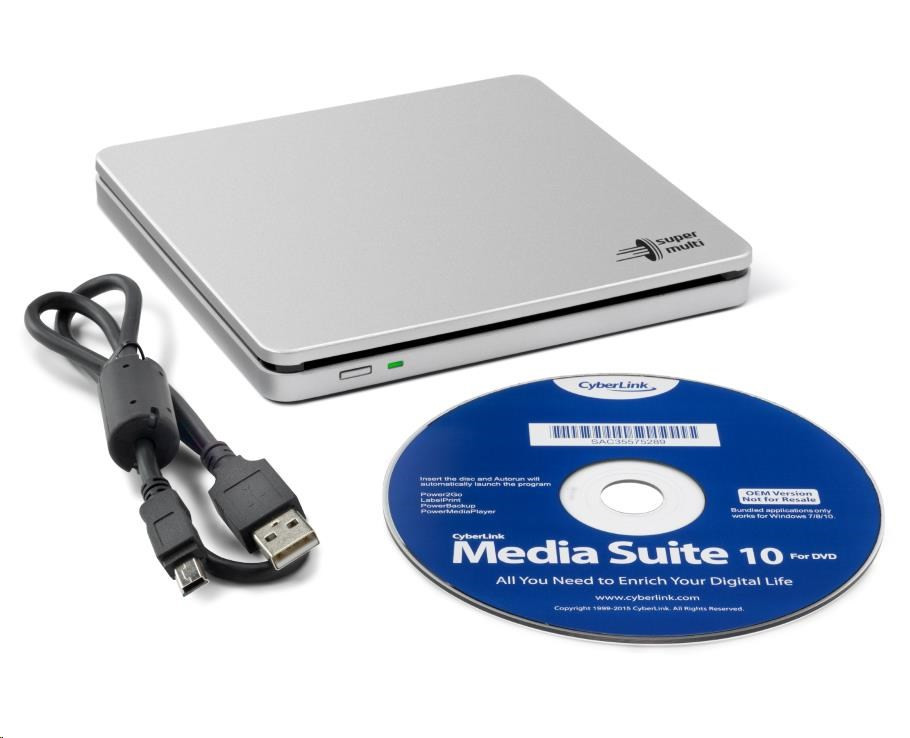 HITACHI LG - DVD-W/CD-RW/DVD±R/±RW/RAM/M-DISC extern GP70NS50