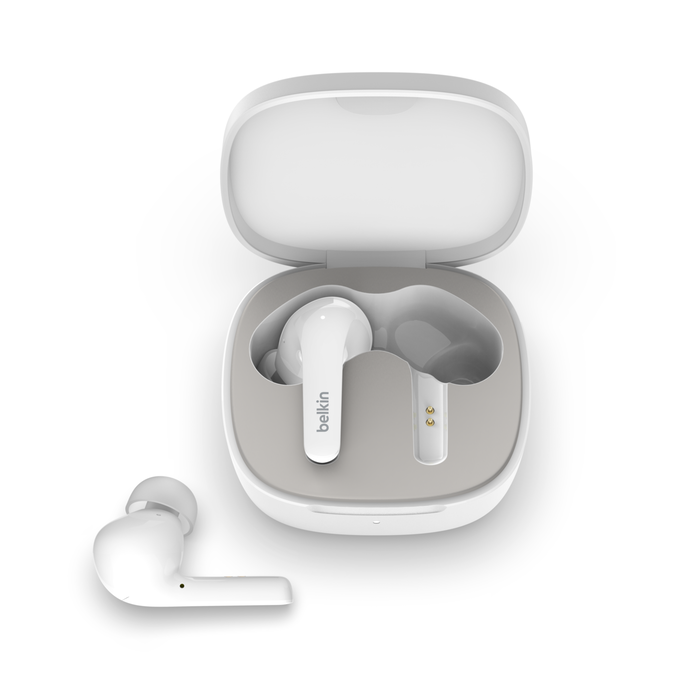 Belkin SOUNDFORM™ Flow - True Wireless Earbuds - căști fără fir, alb