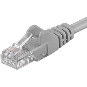 PremiumCord Cablu patch UTP RJ45-RJ45 nivel 5e 0.1m gri