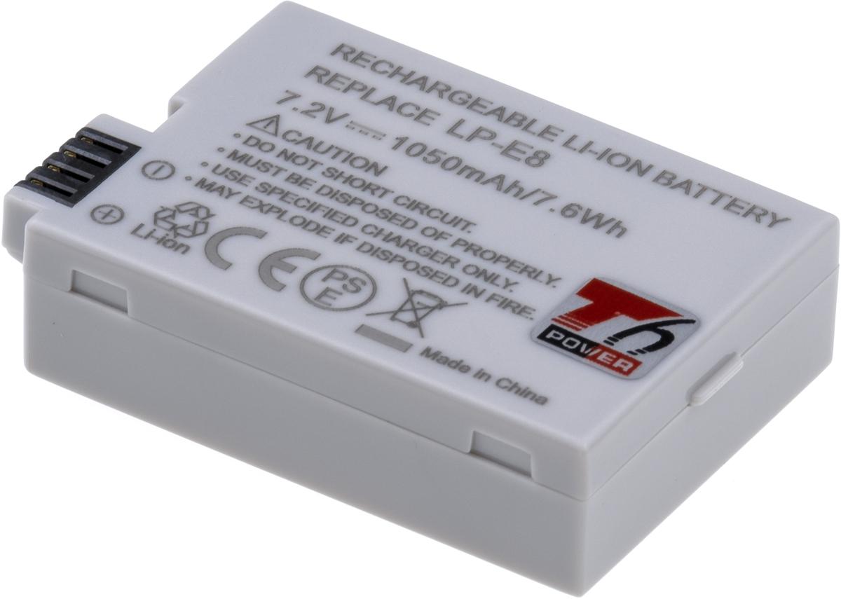 Baterie T6 Power pentru Canon LP-E8, 1050mAh, 7.6Wh