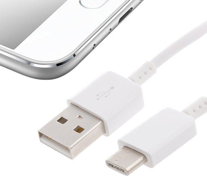 Cablu de date Samsung de tip C alb (vrac)