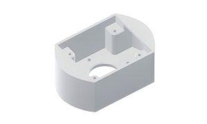 Suport TP-LINK cu capac de cablu pentru camere VIGI C540V pe perete sau tavan, alb