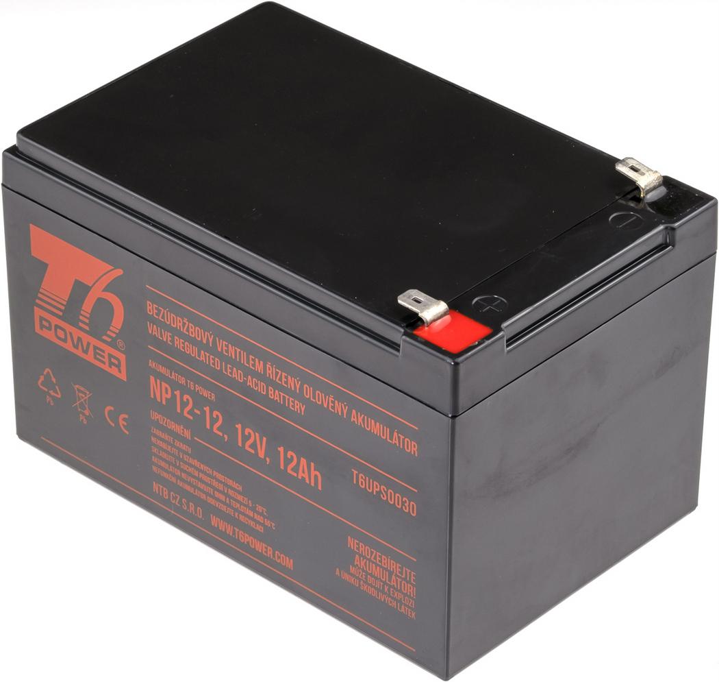 Baterie T6 Power NP12-12, 12V, 12Ah, F2