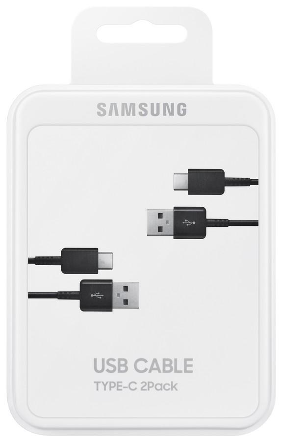 Cablu Samsung USB tip C 2 buc Negru