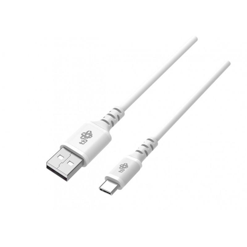 Cablu USB C TB 1m alb