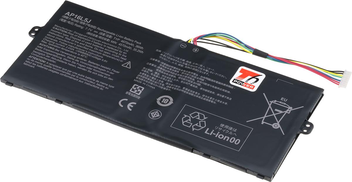 Baterie T6 Power Acer Switch SW312-31, Swift SF514-52T, Spin SP111-32N, 4670mAh, 36Wh, 2 celule, Li-pol