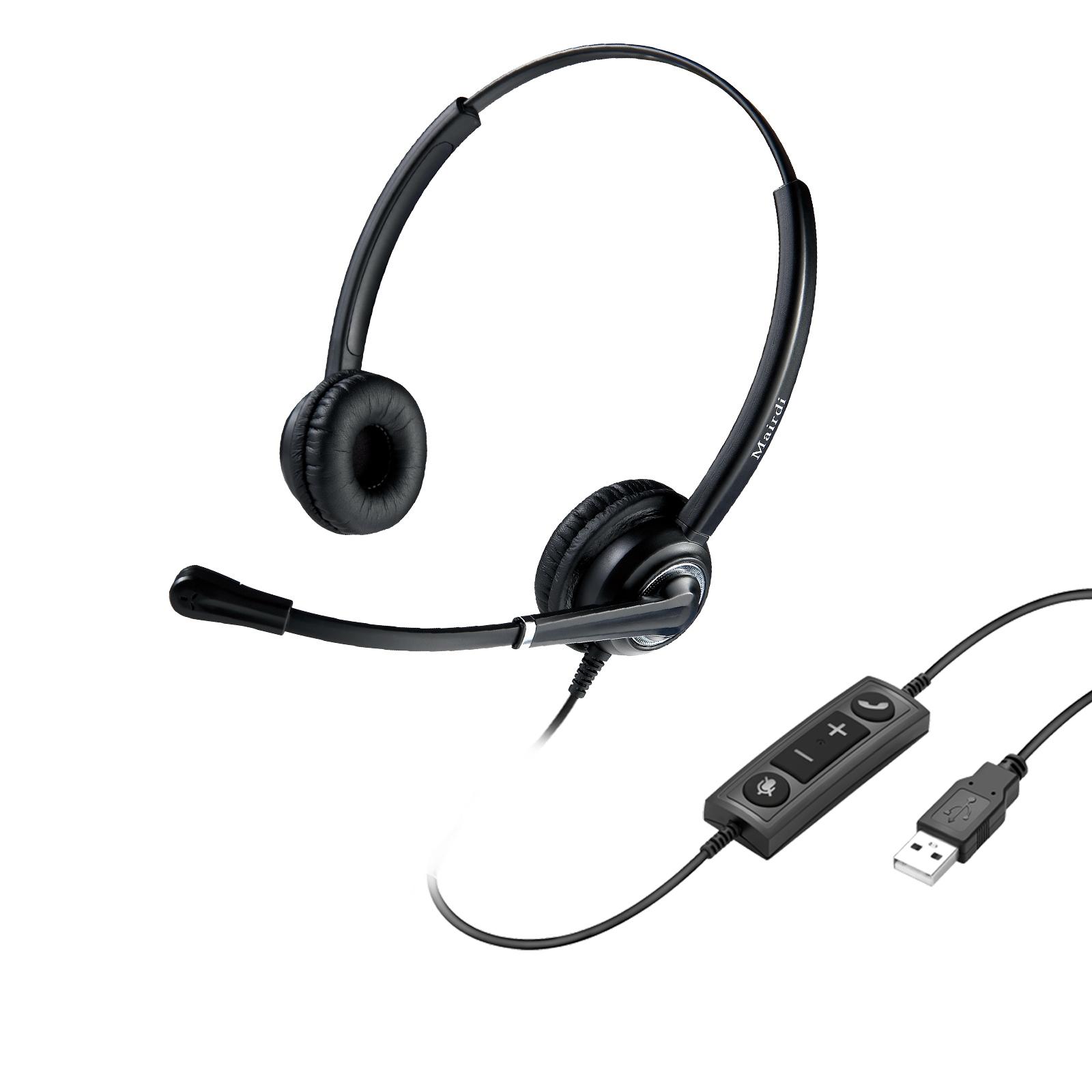 WELL Mairdi MRD-612D USB, cască, binaurală