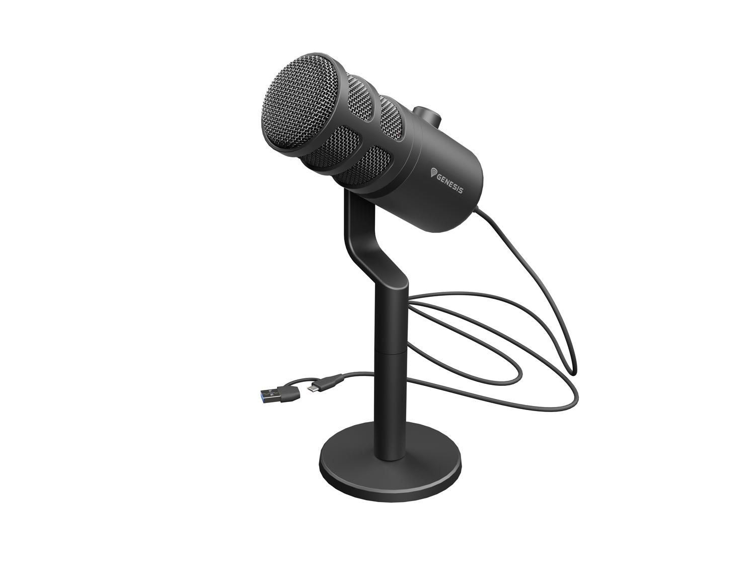 Microfon de streaming USB dinamic Genesis Radium 350D