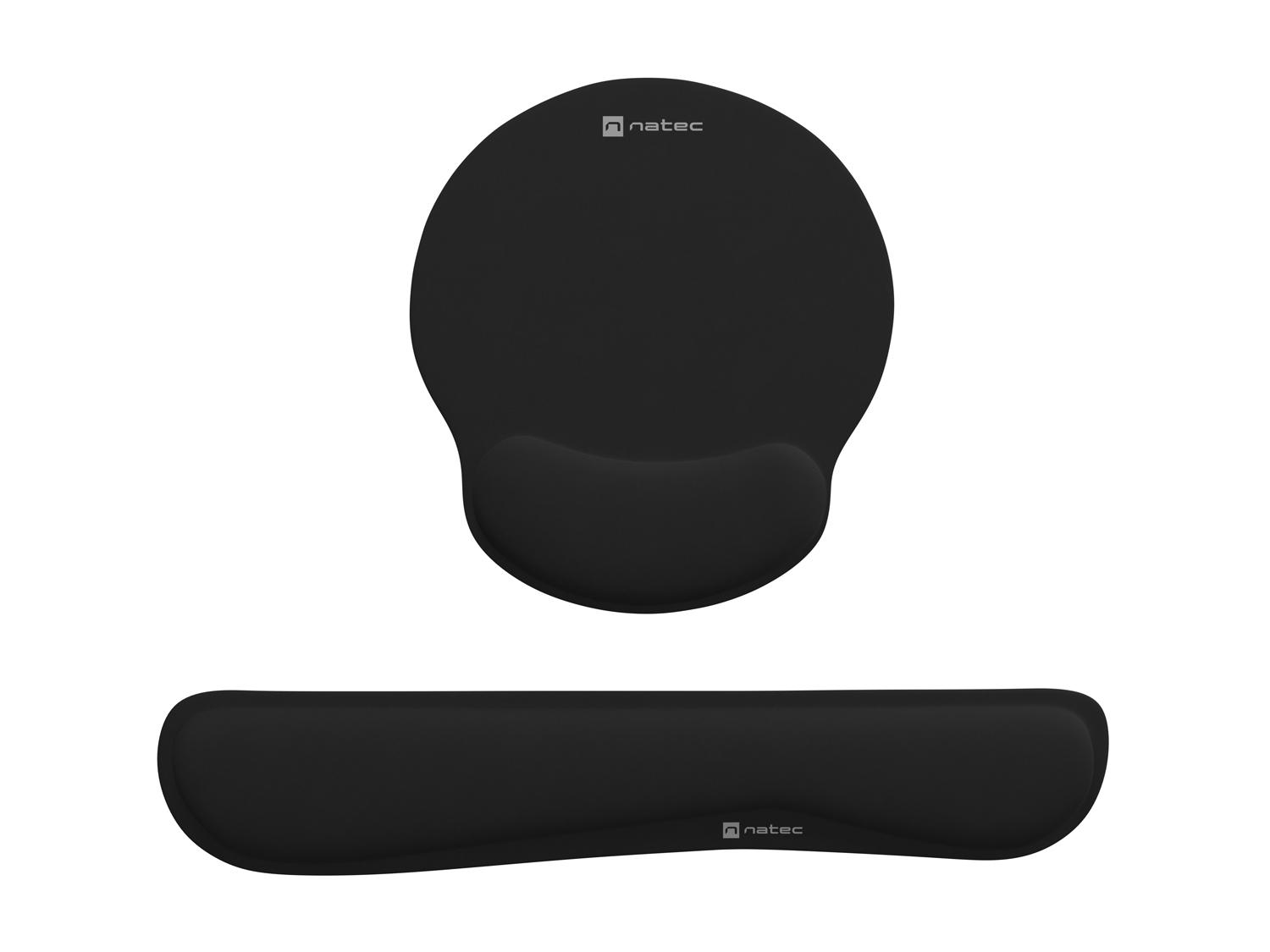 Set de suporturi ergonomice Natec CHIPMUNK 2 în 1, negre