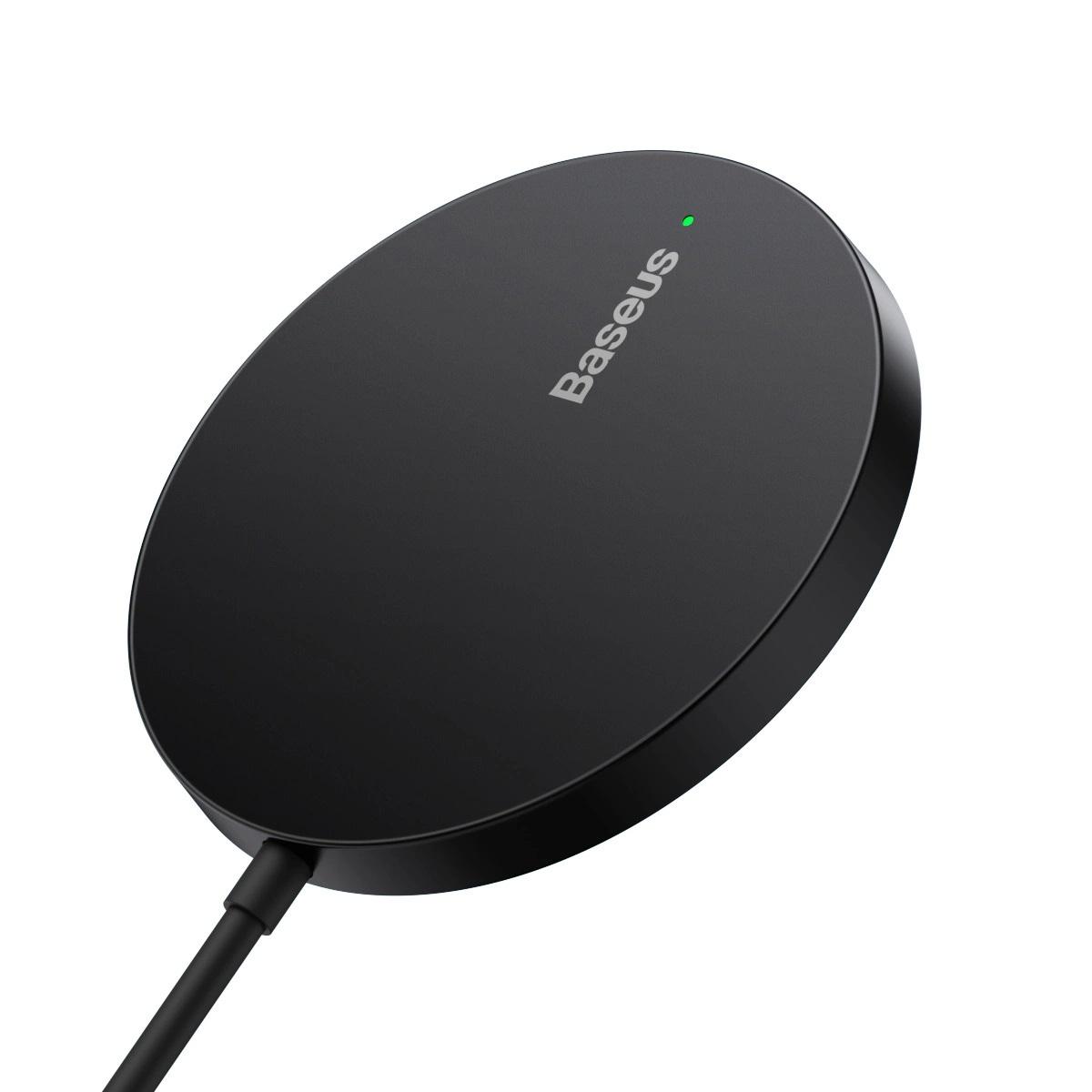 Încărcător fără fir Baseus Simple Mini3 15W USB-C Negru