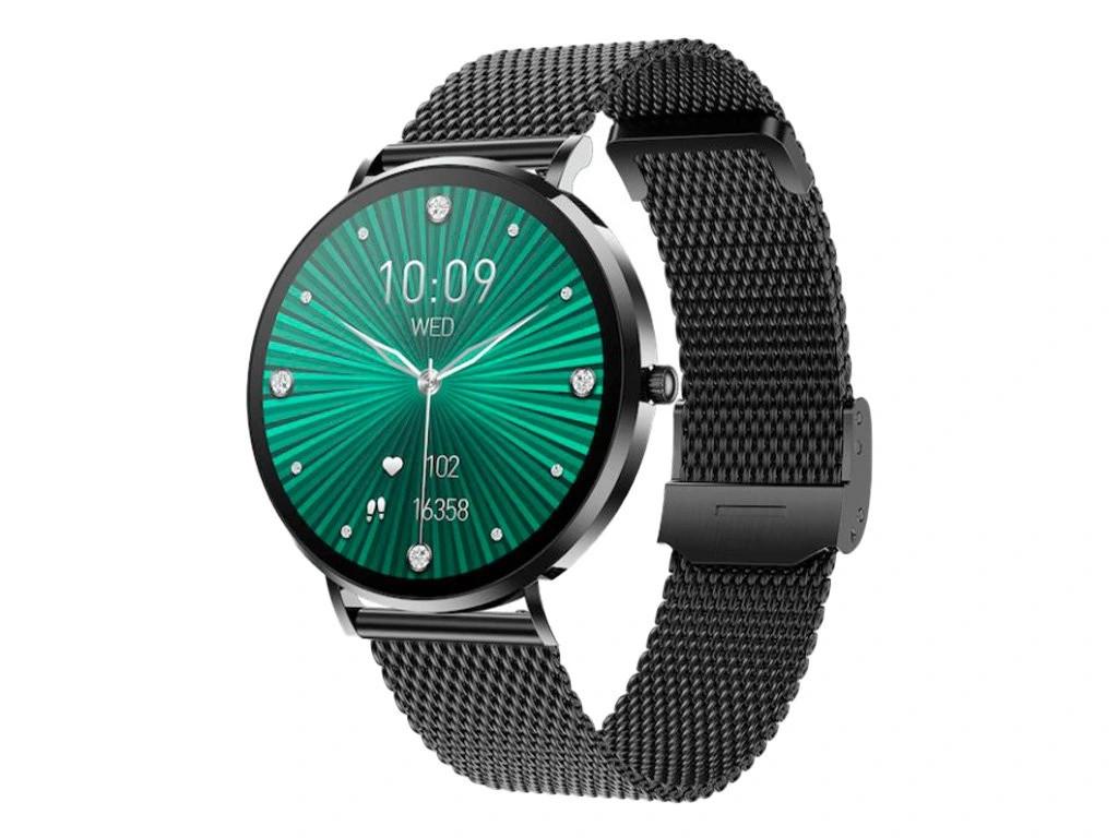 CARNEO Phoenix HR+ a 2-a generație/41 mm/Negru/Curea elegantă/Negru